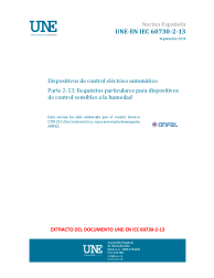 UNE-EN IEC 60730-2-13:2018