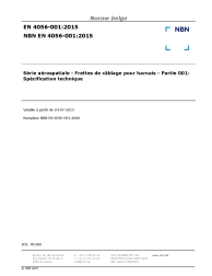 NBN EN 4056-001:2015