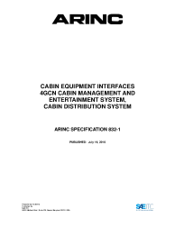 ARINC Specification 832-1:2016