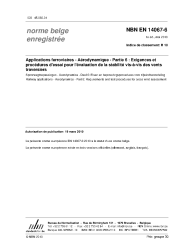 NBN EN 14067-6:2010