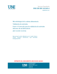 UNE-EN ISO 16140-4:2021