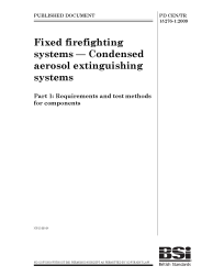 PD CEN/TR 15276-1:2009