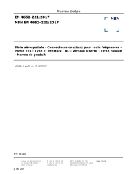 NBN EN 4652-221:2017
