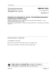 NBN EN 12253:2004