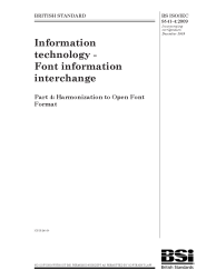 BS ISO/IEC 9541-4:2009