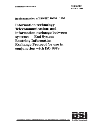 BS ISO/IEC 10030:1990