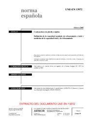 UNE-EN 13972:2003 (R2019)