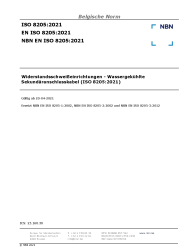 NBN EN ISO 8205:2021
