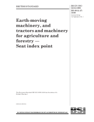 BS EN ISO 5353:1999