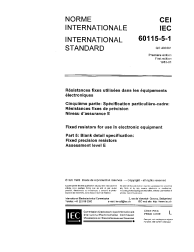 IEC 60115-5-1:1983