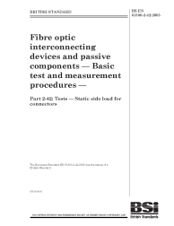 BS EN 61300-2-42:2005