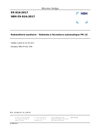 NBN EN 816:2017