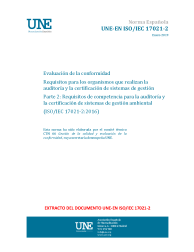 UNE-EN ISO/IEC 17021-2:2019