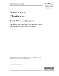 BS 2782-3:Methods 320A to 320F:1976