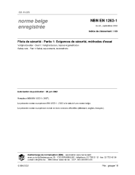 NBN EN 1263-1:2002