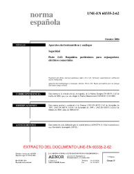 UNE-EN 60335-2-62:2004