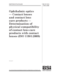 BS EN ISO 11981:2009