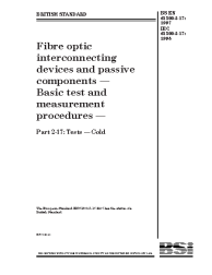 BS EN 61300-2-17:1997