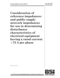 PD IEC/TR 60725:2005