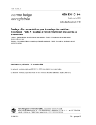 NBN EN 1011-4:2001