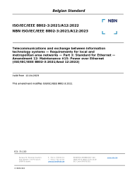 NBN ISO/IEC/IEEE 8802-3:2021/A12:2023
