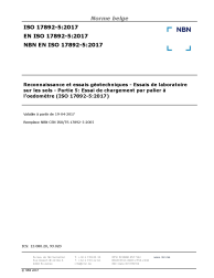 NBN EN ISO 17892-5:2017