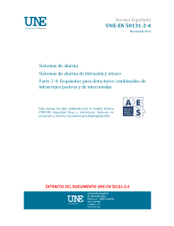 UNE-EN 50131-2-4:2021