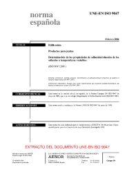 UNE-EN ISO 9047:2004