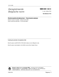 NBN EN 14514:2004