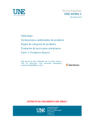 UNE 36904-1:2018