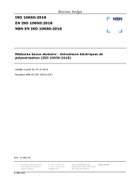 NBN EN ISO 10650:2018