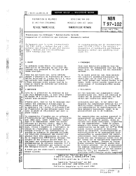 NBN T 97-102:1980