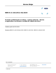 NBN B 21-102:2012+A2:2024