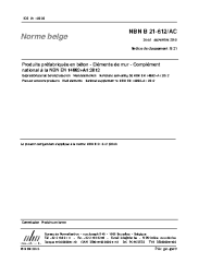 NBN B 21-612/AC:2015