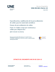 UNE-EN ISO 15614-13:2024