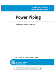 ASME B31.1-2007
