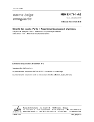 NBN EN 71-1+A2:2013