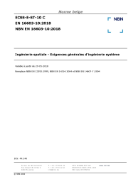NBN EN 16603-10:2018