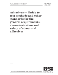 PD CEN/TR 14548:2003