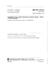 NBN EN 12475-4:1999