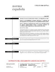 UNE-EN ISO 20776-1:2007