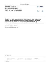 NBN EN ISO 28765:2016