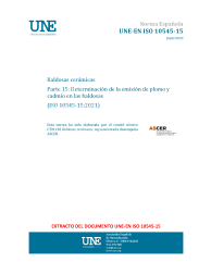 UNE-EN ISO 10545-15:2022