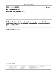 NBN EN ISO 19238:2017