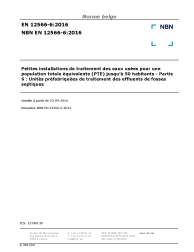NBN EN 12566-6:2016
