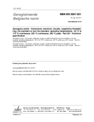 NBN EN 2997-001:2011