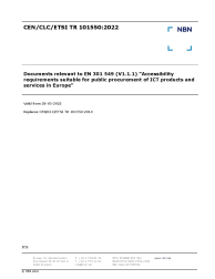 CEN/CLC/ETSI TR 101550:2022