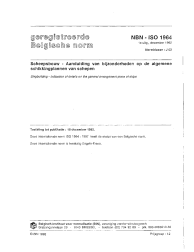 NBN ISO 1964:1992
