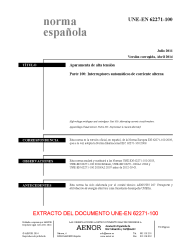 UNE-EN 62271-100:2011