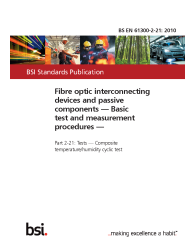 BS EN 61300-2-21:2010